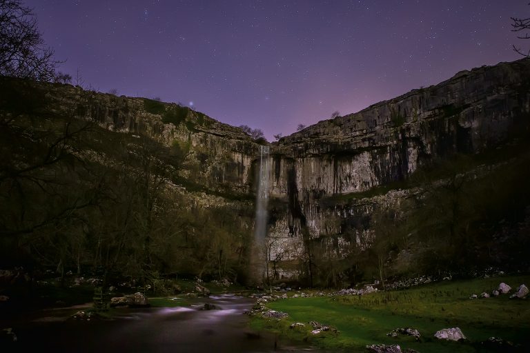Malham Cove waterfall